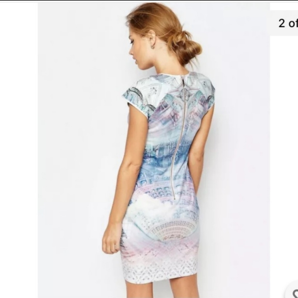 Ted Baker Multicolor Patterned Dress - Picture 2 of 10
